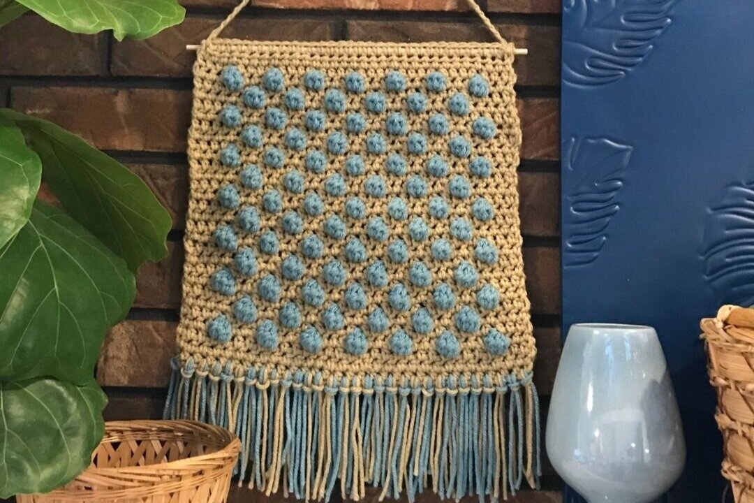 Springtime Bobbles Wall Hanging – Crochet Pattern