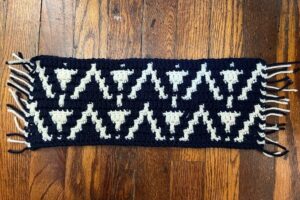 Peaks & Pillars Mosaic Afghan Strip – Friends Around the World CAL