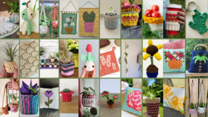 Plant-Themed Crochet Patterns Round Up for Plant Lovers