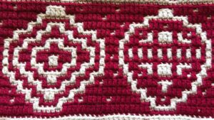 FREE Overlay Mosaic Crochet Chart – Nordic Baubles – Mosaic Nordic CAL