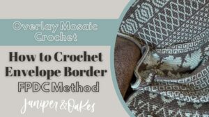 Crochet Tutorial: Envelope Border using HDC