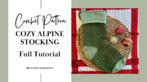 Free Cozy Alpine Stocking Crochet Pattern
