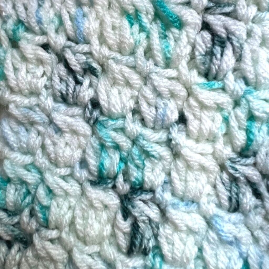 Cluster Stitch Sample for Sampler Poncho CAL