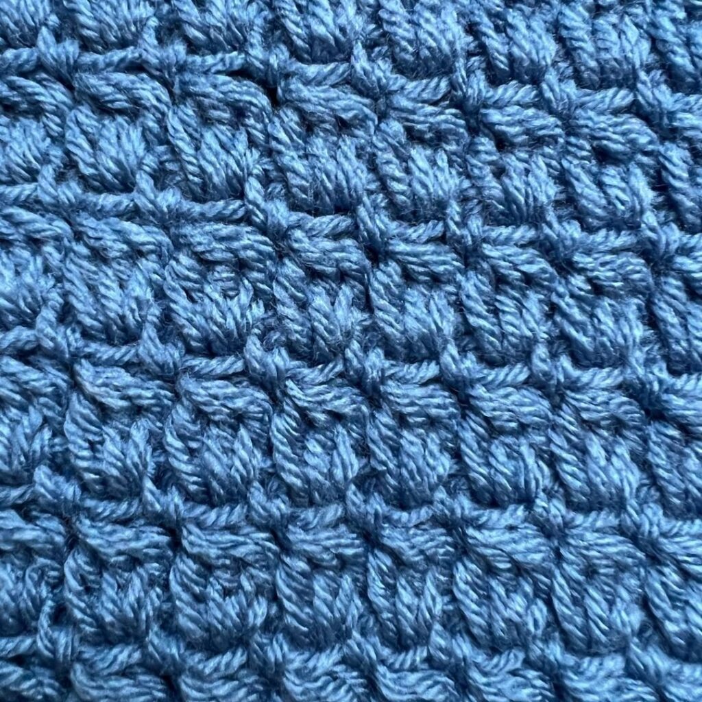 Cluster Stitch Sample for Sampler Poncho CAL