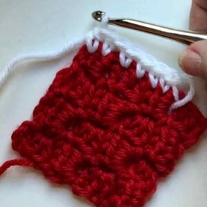 Simple and Easy Half Double Crochet Border Around C2C Squares | Video and Picture Tutorial