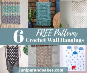 6 Free Wall Hanging Patterns Square