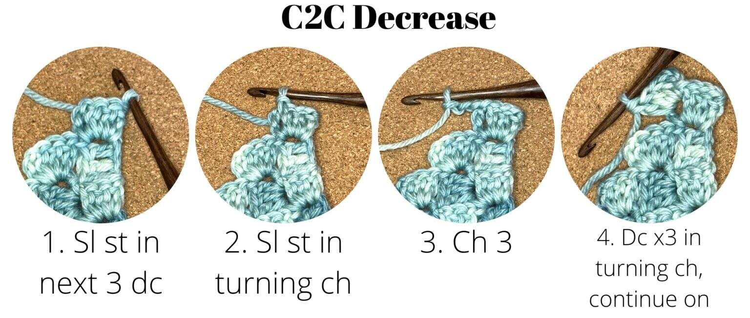 How to crochet C2C the traditional way - Stitch Tutorial - Juniper and ...