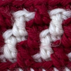 Free Peppermint Mosaic Crochet Blanket Pattern