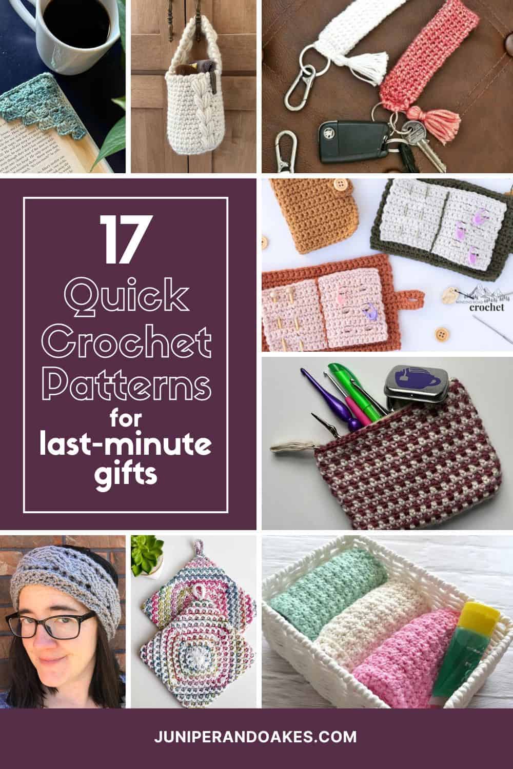 17 Quick Crochet Gift Ideas to Make at the Last Minute - Juniper and Oakes