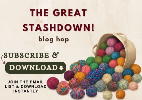 Subscribe & Download the Zig Zig Mosaic Crochet Washcloth Pattern