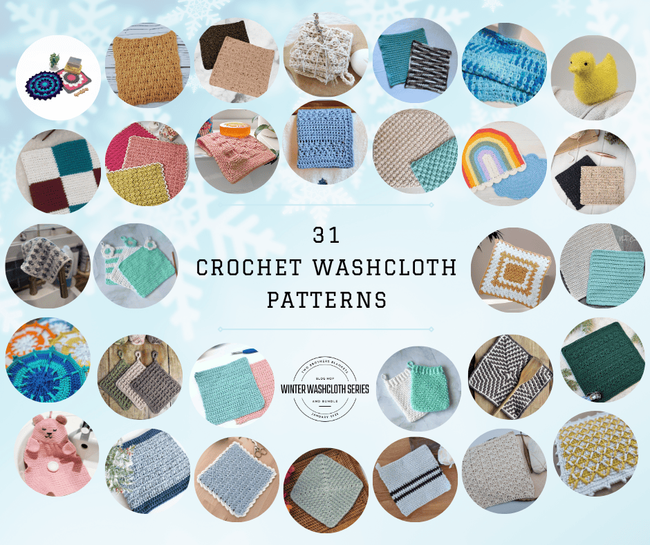 Winter Washcloths 31 crochet patterns 1