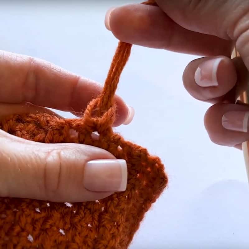 Easy Crochet Fringe Edging - 6