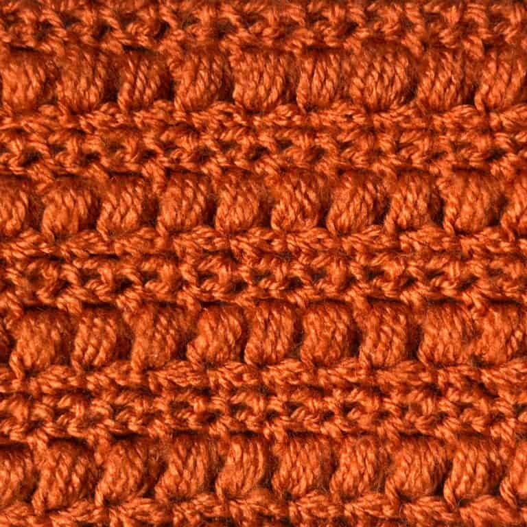 crochet puff + mesh stitch tutorial - Spumoni Featured