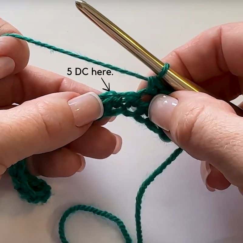 How to Crochet the Shell Stitch - Row 1-3