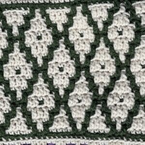 Mosaic Crochet Flower Blanket - Lovely Lattice Square