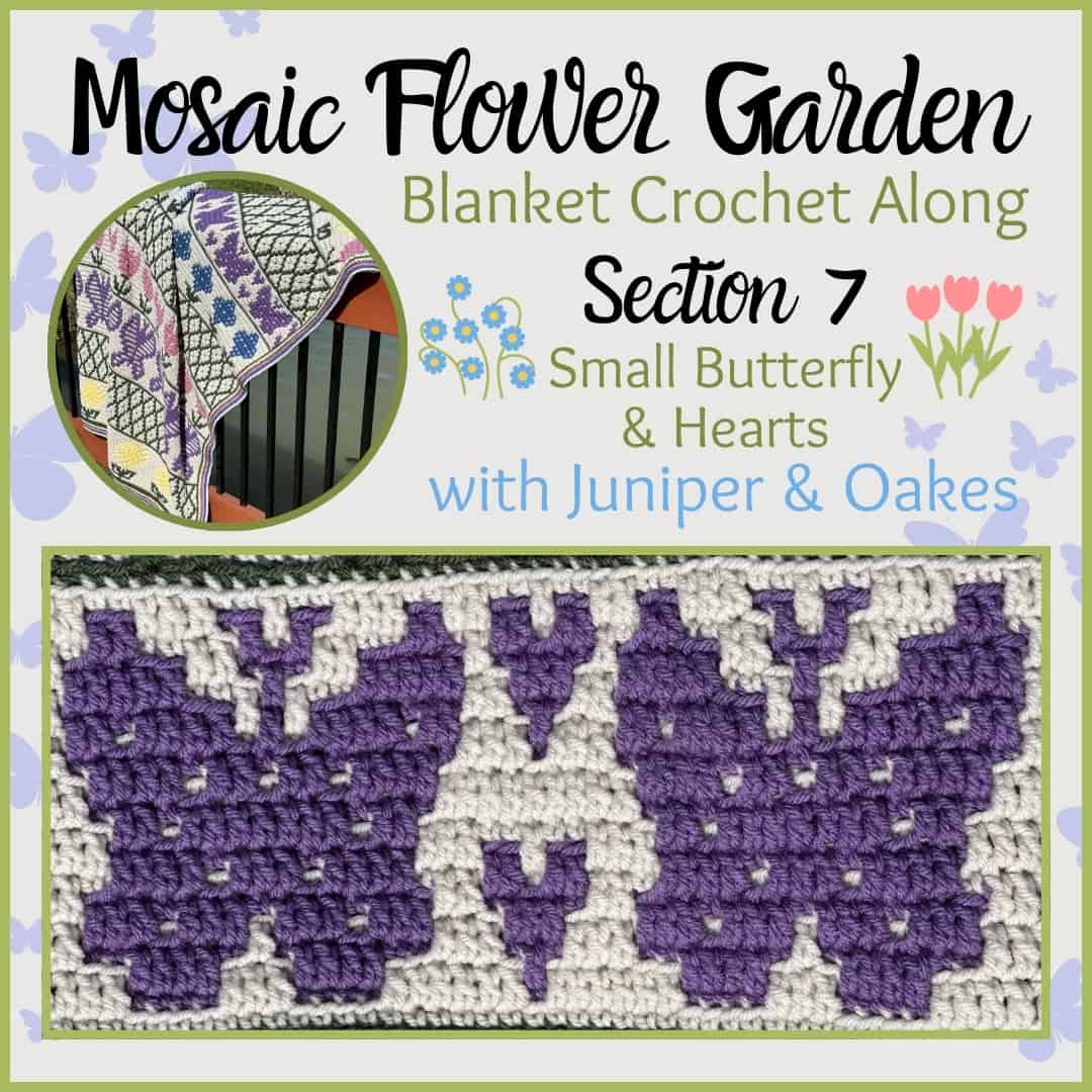 Mosaic Crochet Flower Garden Blanket - Free Crochet Along (CAL ...