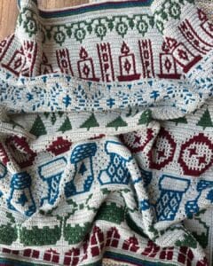 Christmas in July Mosaic Crochet Blanket Pattern – Free CAL