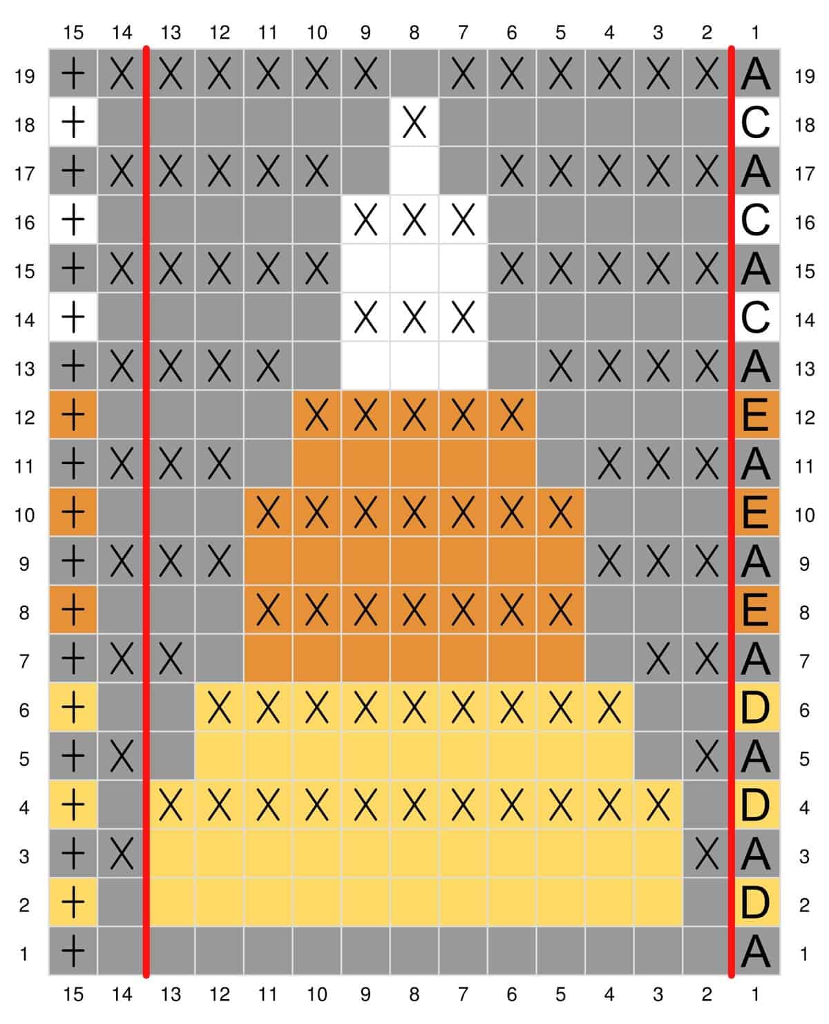 Mosaic Crochet Candy Corn - Free Blanket Strip Pattern - Juniper and Oakes