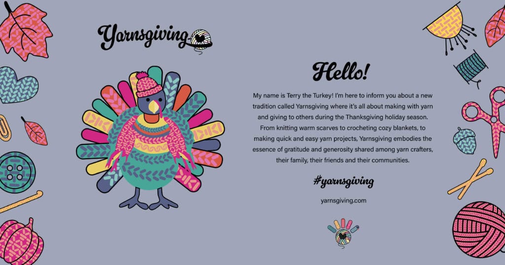 Yarnsgiving info from the Craft Yarn Council