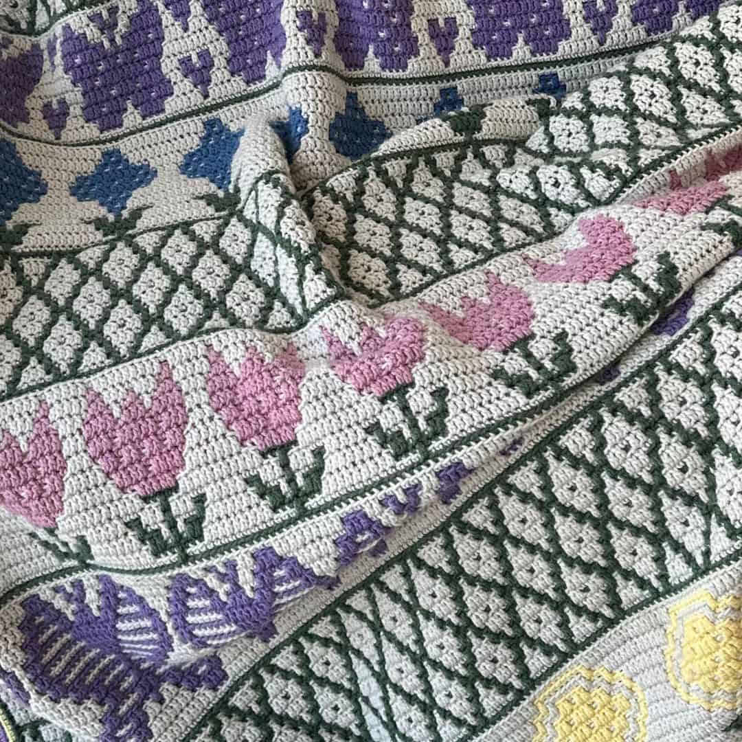 Great Summer Mosaic CAL - Free Crochet Blanket Pattern - Juniper and Oakes