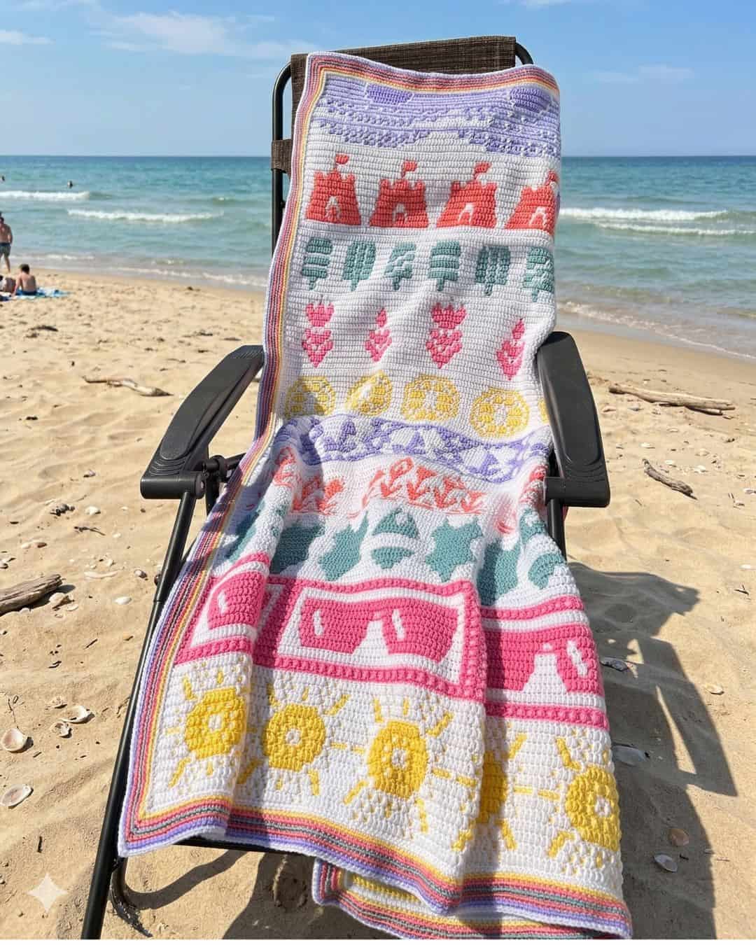 Great Summer Mosaic CAL - Free Crochet Blanket Pattern - Juniper and Oakes
